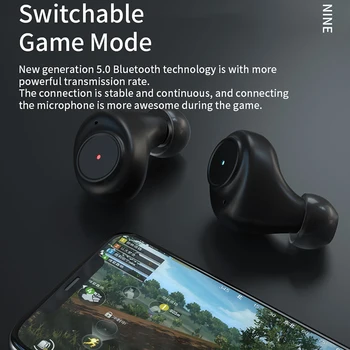 SPRIMO L7 TWS Bluetooth 5.0 Stereo Slúchadlá Bezdrôtové Slúchadlá HIFI Zvuk Šport Handsfree Herné Headset s Mikrofónom pre smartphone
