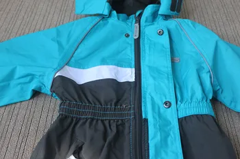 Detský pršiplášť nepremokavé baby one-piece priedušná s kapucňou rainwear chlapec lyžiarske oblek vetru dievčatá celkovo jumpsuit