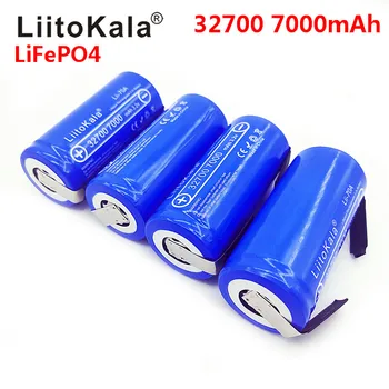 LiitoKala Lii-70A 32700 lifepo4 3.2 v 7000mah 33A 55A zvaru pásy pre skrutkovač batérie, elektrický bicykel powered+Nikel listov