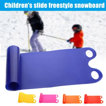 Dospelých Snowboard Ski Snow Sánky Roll up Piesku Trávy Pad Slider Doska s Dutým Rukoväť ASD88