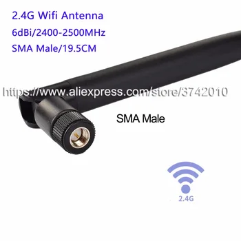 Doprava zadarmo 2ks/Veľa Omni directional 6dBi 2.4 G Wifi anténa bezdrôtovej siete anténa anténa, router SMA Samec