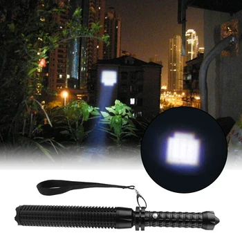 LED Baseball Bat Baterka O5 Taktické Super Svetlé Baterky Lampy Nepremokavé Vonkajšie Núdzové Adustable Baterka 3