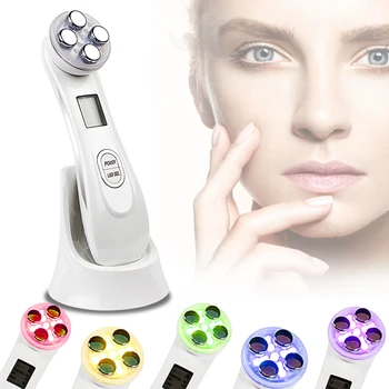 EMS RF Mezoterapia LED Tvár Masér Pokožky Práčky Peeling Stroj Facial Cleansing Poisťovne Uher Nástroj pre Odstránenie Kože Zdvíhacie