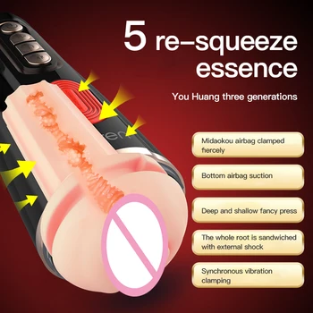 Masturbácia pohár s manželskou vzduchu dávke, indukčné a interaktívne hlasové výroby modelu pre dospelých, sexuálne produkty