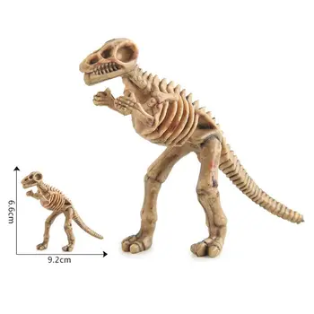 24pcs Dinosaura Petrifaction Kostry, Rôzne číselné Údaje Dino Kosti, Vzdelávacie Darček pre Vedu Hrať, Dino Piesku Kopať