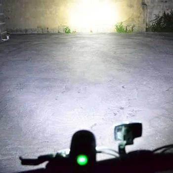Nepremokavé XML-T6 Bicyklov Svetla 2000l LED Svetlomet Svetlo na Bicykel na Bicykli Blesk, Reflektor pre Vonkajšie Noc Jazdecké potreby na Kempovanie
