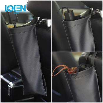 Nové 2019 koženka autosedačky visí dáždnik, držiteľ skladovanie taška vodotesný vak skladacie 60 cm*15.5 cm Univerzálny