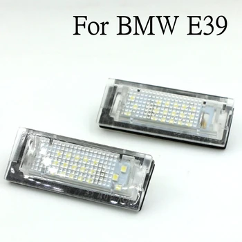 2x bez Chýb LED Číslo špz Svetlo Pre BMW E39 5D 5 Dvere Vozňa Touring