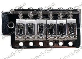 Sada 6 string Konkávne Sedlo Tremolo Most Systému Pre Elektrickú Gitaru príslušenstvo diely Chrome Black Medené, Červené pre vybrať