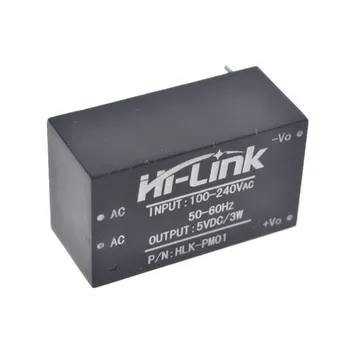 5 KS HLK-PM01 AC-DC 220V 5V mini napájací modul,inteligentné domáce switch modul napájania