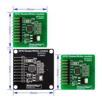 RFID modul, MFRC522 s UART, SPI, I2C rozhranie compatibal s Arduino pre DIY Elektronické