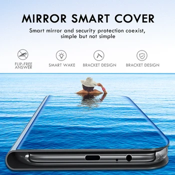 česť 9 prípadové smart mirror flip cover prípadoch pre huawei honor 9s vyhľadávané-lx9 5.45