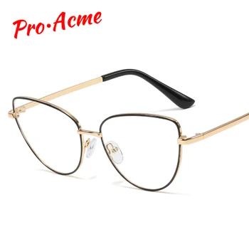 Pro Acme Vysoko Kvalitný Kovový Rám Mačka Okuliare Rámy Ženy Retro Optický Počítač Okuliare Predpis Okuliare PC1318