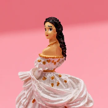Kreslená postavička magnetických nálepiek Princezná Sisi 3D model magnetické chladnička nálepky domáce dekorácie suvenírov Zber