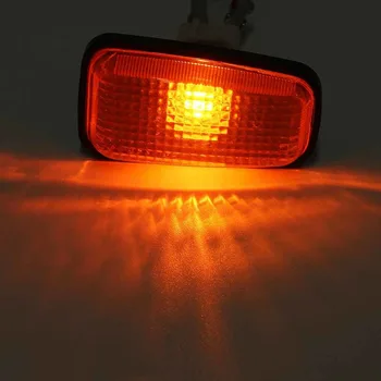 2 ks Bočné Svietidlá Auto Strane Značku Indikátora Repeater Jantárová Svetlá Vymeniť Auto Príslušenstvo Pre Peugeot, Citroen 106 306 406 806