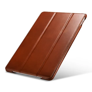 Pôvodné ICARER Vintage Originálne Kožené puzdro Pre Apple iPad Vzduchu 2019 Luxusné Slim Stojan Flip Smart Ochranné puzdro Vzduchu 3