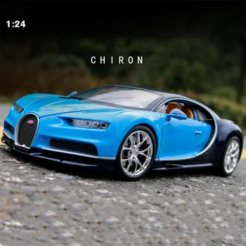 1:24 Model Auta, Hračky Bugatti Chiron Diecast Model Roadster Auto Vozidla S Pôvodu Poľa F Deti Vianočné Darčeky