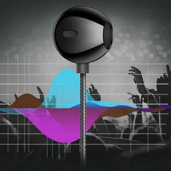 KISSCASE Ovládanie Hlasitosti Káblové Slúchadlá slúchadlá 3,5 mm S Mic Hudbu Stereo Bass Headset Pre Samsung Xiao Slúchadlá slúchadlá