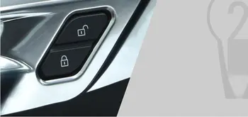 4Pcs ABS Matný Chróm Interiérové Dvere Misa, Kryt, Výbava Pre BMW X1 f48 2016-2018 Pre BMW X2 F47 2018