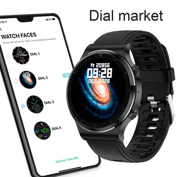 S6-00 Smart Hodinky Mužov Bluetooth Hovor Vlastné Dial plne Dotykového Displeja Vodotesný Smartwatch Pre Android IOS Športové Fitness Tracker