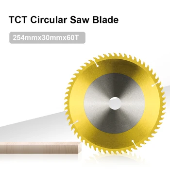 XCAN 254 255mm TCT Circular Saw Blade Titán Potiahnutý Karbidu Rezanie Dics Pre rezanie Dreva,PVC Tube Kotúč na Rezanie Dreva