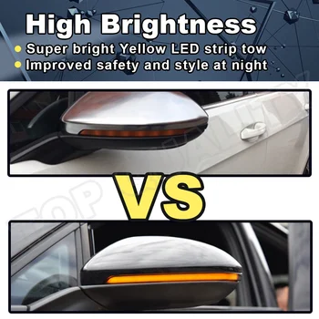 Pre VW Touareg II 2010 2011 2012 2013 2016 2017 2018 Dynamické LED Strane Zrkadla Zase Signálne Svetlá Indikátor Blinker na Čítanie