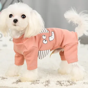 Psie Oblečenie V Zime Teplé Domáce Zvieratá, Oblečenie Bavlna Pet Jumpsuit Chihuahua Pet Bunda Pre Malé Stredné Psa Štyri-Legged Kabát