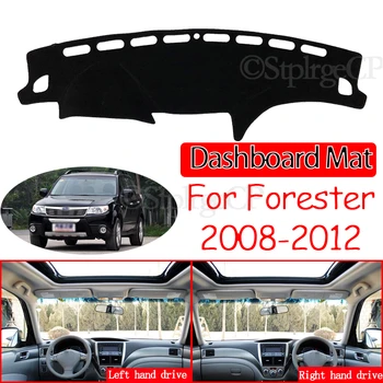 Pre Subaru Forester 2008 2009 2010 2011 2012 Anti-Slip Mat Panel Kryt Koberec Slnečník Dashmat Auto Príslušenstvo, SG, SH, SJ SK