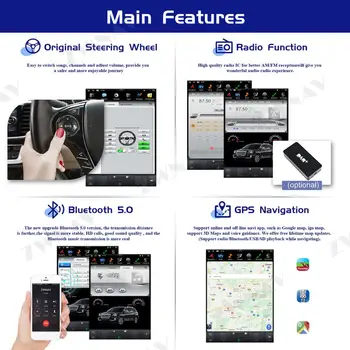 128 GB Plazmové Obrazovky Pre Lexus LX570 2007 2008 2009 2010 2011-Android 9.0 Auto Multimediálny Prehrávač BT GPS Navi Rádio Stereo Jednotky