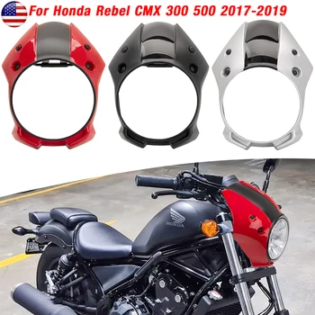 Motocykel Predného Svetlometu Kapotáže Kryt Kryt Maska Vidlica Montáž čelného skla Pre Honda Rebel CMX 300 500 2017 2018 2019 CMX500 Časti