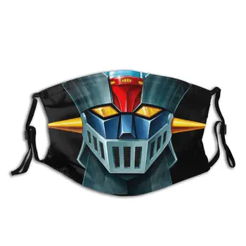 Mazinger Z Unisex Úst, Tváre, Maska Ufo Robot Grendizer Goldrake Anti Haze Prachotesný Masky S Filtrami Na Ochranu Maska Respirátor