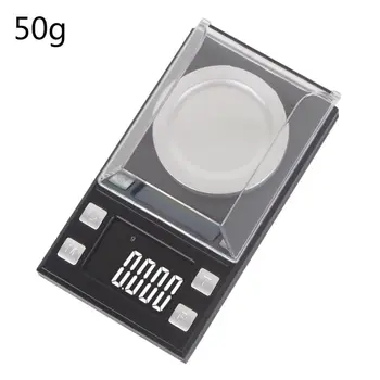 10/20/30/50 g/100 g/0.001 g LCD Digitálny Šperky Váhy, Laboratórne Váhy Presné Rozsahu