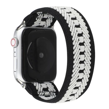 Nové Tvárny Slučky Pásmo pre apple hodinky Remienok 40 mm 38 mm 44 mm 42mm apple hodinky iwatch série 6/5/4/3/2/1 Double-Layer Úsek pásu