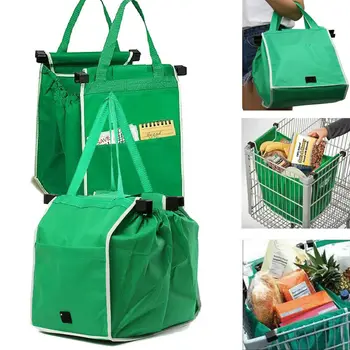 1pc Supermarket Nákupní Taška Opakovane Veľká Skladacia Eco-friendly Vozíka Veľké Módne Životného prostredia Kapacita Tote Bag