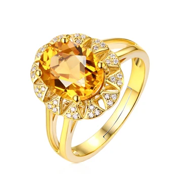 Luxusné Módne Zlato-Farebné Krúžky Pre Ženy Elegantné Šampanské Žena Zlatý Prsteň, Šperky Očarujúce Dámy Strany Šperky Dievčatá Dary