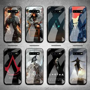 Hra Assassins Creed Telefón Prípade Tvrdeného Skla Pre Samsung S20 Plus S7 S8 S9 S10 Plus Poznámka 8 9 10 Plus