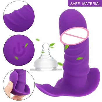 IKOKY G-spot Masér Klitoris, Vagina Stimulátor 12 Rýchlosť Nositeľné Dildo Vibrátor Sexuálne Hračky pre Ženy Bezdrôtové Diaľkové Ovládanie