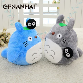 1pc 20 cm roztomilý kolo klasická Môj Sused Totoro plyšové hračky plyšové mäkké kawaii Totoro plyšový vankúš baby detský dobrý darček k narodeninám