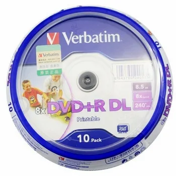 Dvojité Yi 10 Kusov Pre Respondenta prázdne tlač DVD+R DL 8X Dvojvrstvové 10 Disky DVD +R dl 8.5 GB s pôvodnou cake box