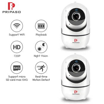 Pripaso Smart Wireless IP Kamera WiFi HD 720P Kamera Vnútorné Home Security Dohľadu CCTV Sieťová Kamera Baby Monitor (2 ks)