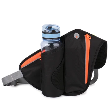 Vonkajšie Športové Pás Taška Jednu Fľašu Vrecko so Systémom Phone Bag s Fľaša na Vodu Šport Tašky s Headsetom Otvor Ochrany