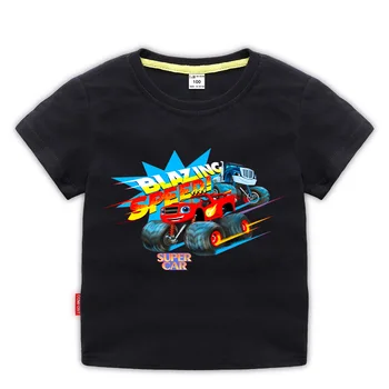 Módne Detské Kreslené tričko pre Chlapcov, Deti, t košele Dievčatá a blúzky Deti Auto t-shirt oblečenie oblečenie Dojčatá kostým