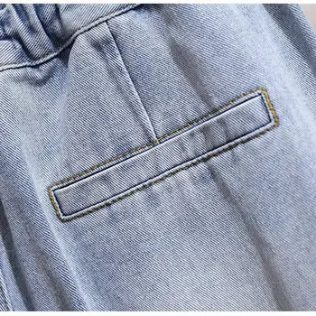 Letné ženy bežné jednoduché džínsy kórea style plus veľkosť 8XL 10XL nadrozmerná voľné ceruzka džínsy Úsek pružnosť 54 56 58 60 150KG