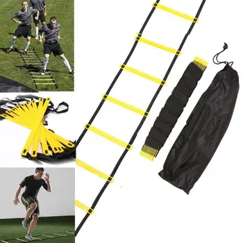 9 Štýly Nylonové Popruhy Agility Rebrík pre Futbal Rýchlostný Tréning Schody Futbal Futbal Rýchlostný Tréning Športové Vybavenie