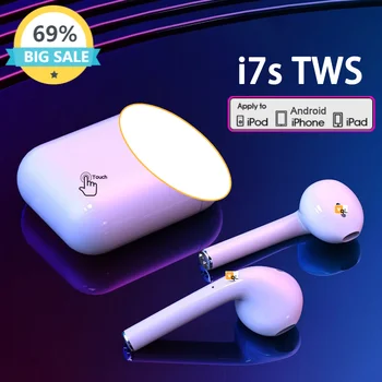 I7s TWS Bezdrôtové Slúchadlá Bluetooth Slúchadlo Vzduchu Slúchadlá Športové Headset Pre Xiao iPhone Android