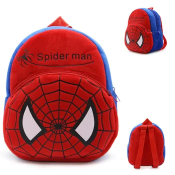 2021 Disney Spiderman, Batman Kapitán Amerika Dieťa plyšové Taška Cartoon Mini Batoh Deti Mš Dar Deťom roztomilý Aktovka