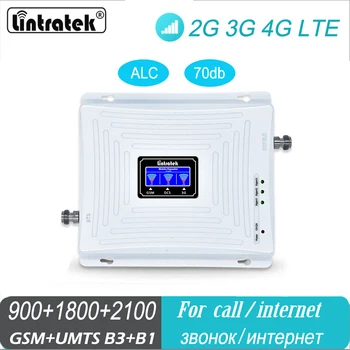 Signál celulárnej siete Booster 2G GSM 900 3G WCDMA 2100, LTE 1800 Tri Band, UMTS Repeater Mobilný Telefón 4G Zosilňovač pre Domáce Kancelárske Použitie