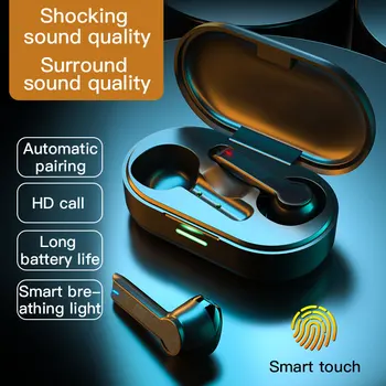 L32 TWS Slúchadlá Bezdrôtové Music Headset HiFI Zvuk Nepremokavé IPX7 Športové Slúchadlá Funguje Na Všetky Smartphony Auriculares Bluetooth