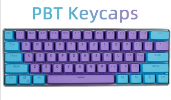 60% s mechanickou klávesnicou PBT transparentné keycap OEM GH60 keycap RK61/ALT61/ Annie /I610T keycap