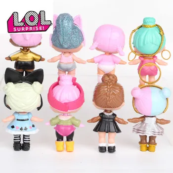 8PCS LOL prekvapenie bábika hračka nové ozdoby, hračky Konfety Pop lesk série Akčné Figúrky Anime Pre deti Narodeniny Vianočný Darček 2